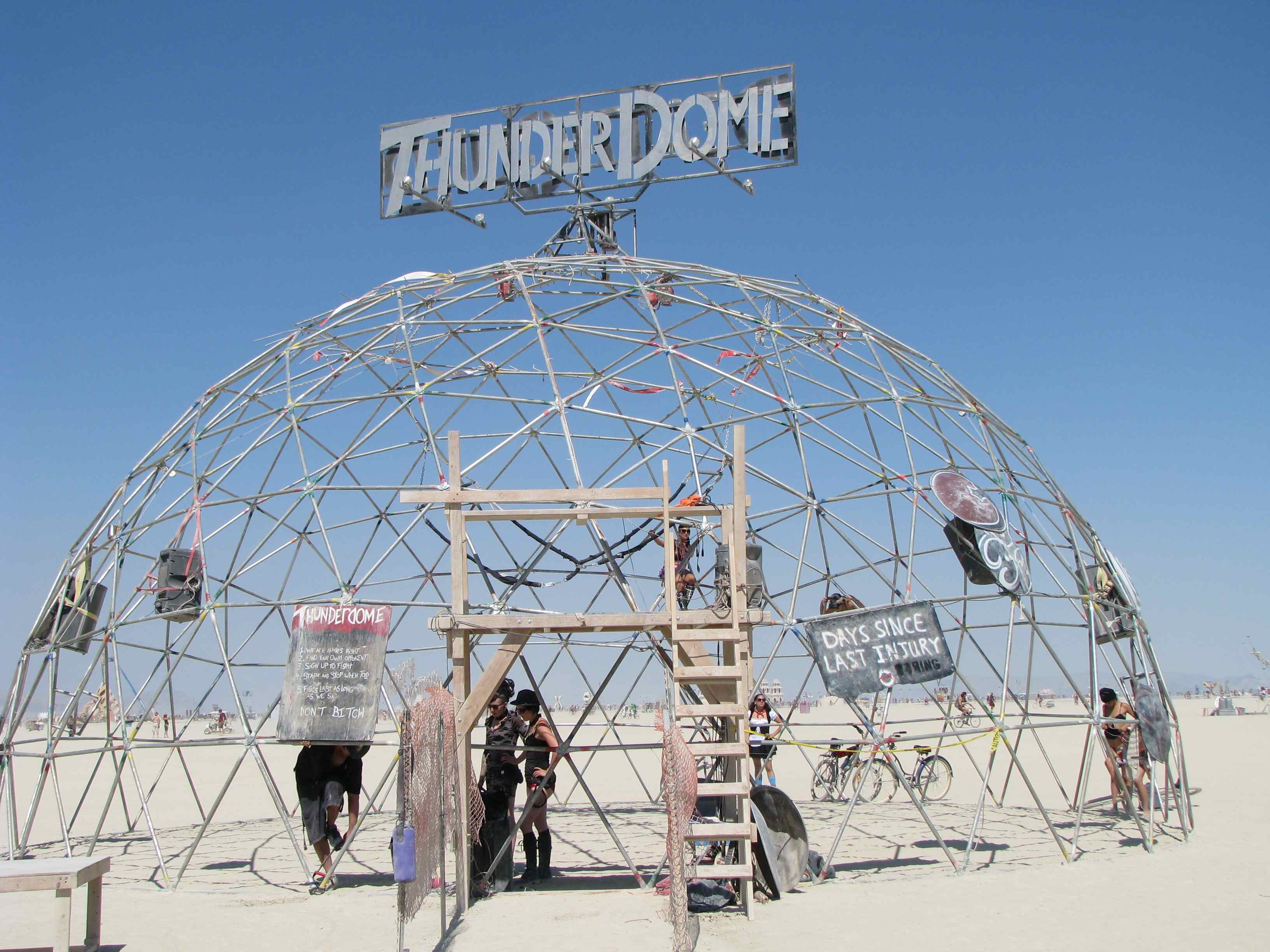 Thunderdome during the day-Burning Man 2011