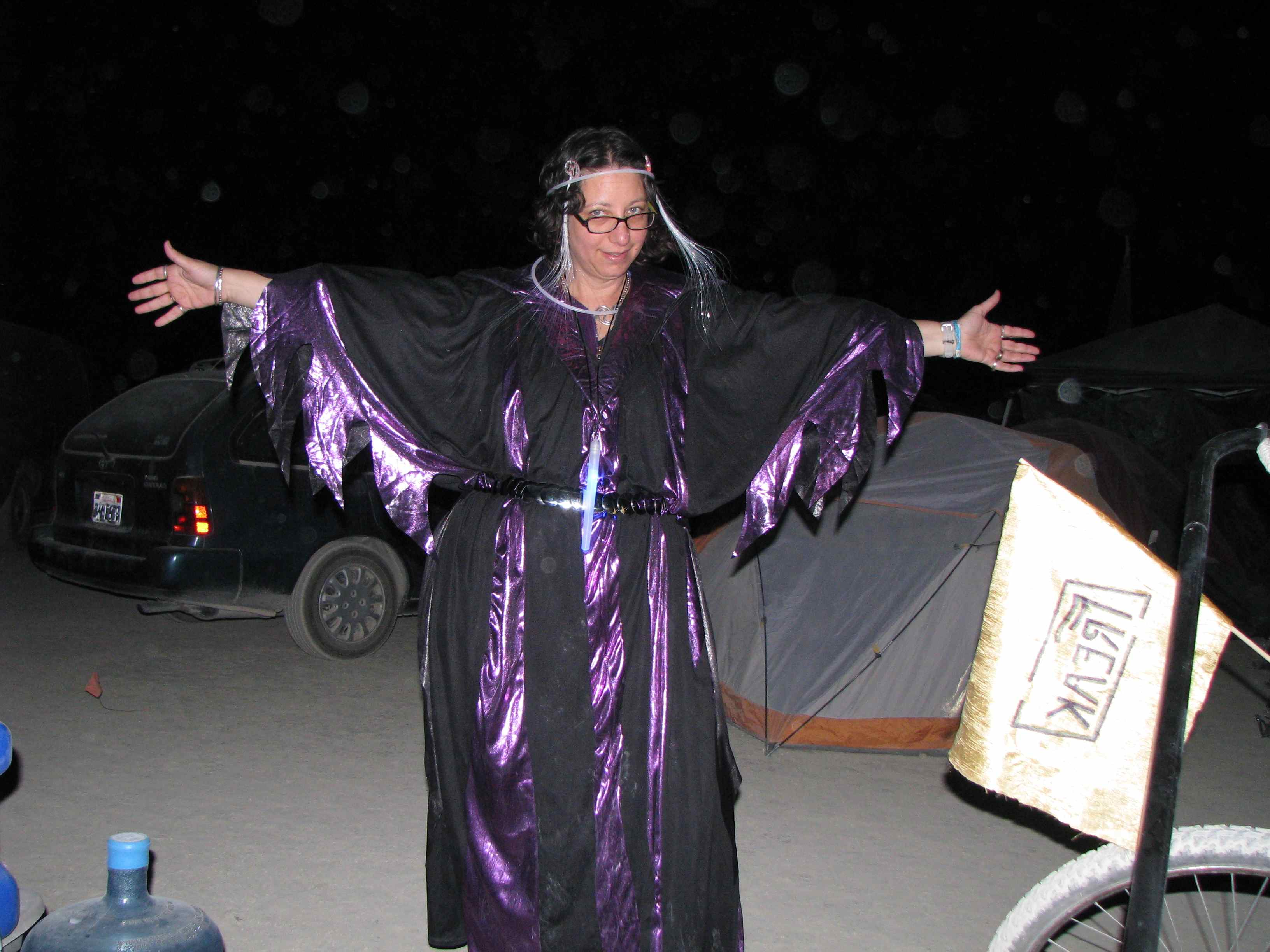 Me as a purple wizard-Burning Man 2011