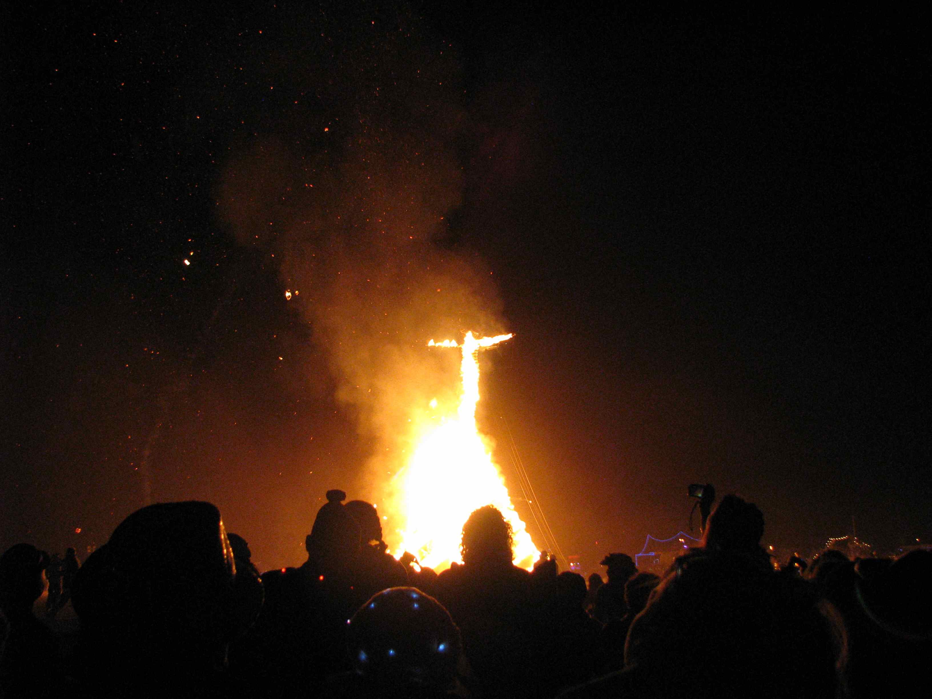 The Man on fire-Burning Man 2011