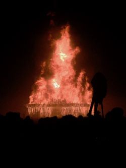 Temple burn